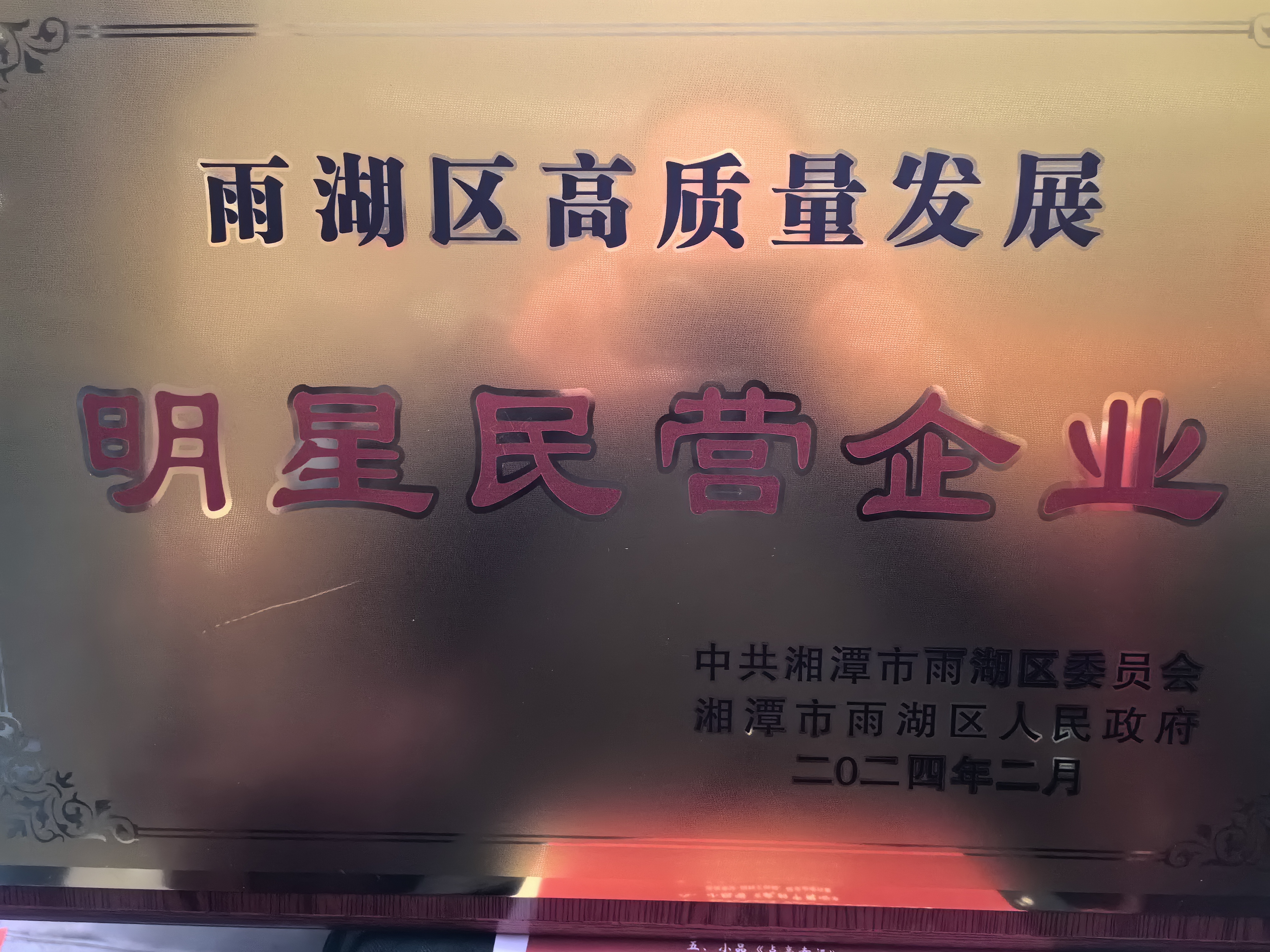 乐动·官方版网站登录入口-乐动（中国）
荣获“雨湖区高质量发展明星民营企业”称号